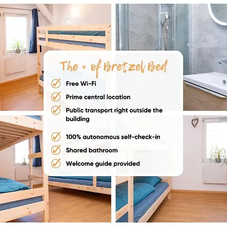 Bretzel Bed Petite Venise Bed In Shared Center Wi-fi Colmar